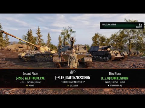 Excalibur at Siegfried Line - WOT Console: Modern Armor