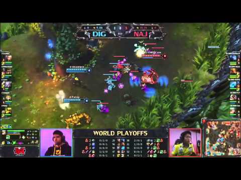 NaJin Sword vs. Dignitas - Group B - League of Legends World Championship 2012