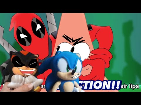 DEADPOOL VS PATRICK - CARTOON BEATBOX BATTLES REACTION WITH SONIC & SHADOW