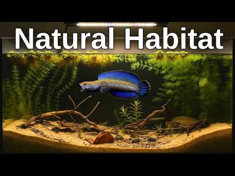 Creating a Realistic Biotope for Channa Andrao | Natural Fish Tank Setup With No Filter