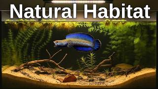 Creating a Realistic Biotope for Channa Andrao | Natural Fish Tank Setup With No Filter