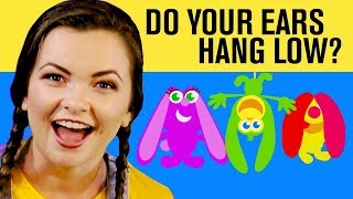 Kiki&#39;s Music Time | Do Your Ears Hang Low? | Music Video Show for Toddlers