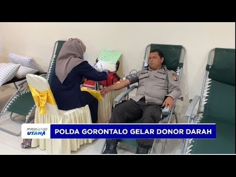 POLDA GORONTALO GELAR DONOR DARAH