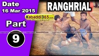 Ranghrial (Mansa) Kabaddi Tournament 16 Mar 2015  Part 1 by Kabaddi365.com