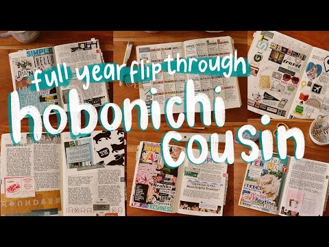 Hobonichi Cousin Full Year Flip Through