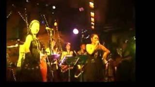 Street walking woman