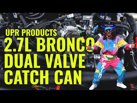 UPR Products Dual Valve Catch Can for the 2.7L 2021+ Ford Bronco!