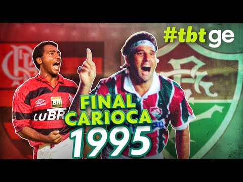 Gol de Barriga | FLUMINENSE 3x2 FLAMENGO - Carioca de 1995 | MELHORES MOMENTOS | BAÚ | ge.globo