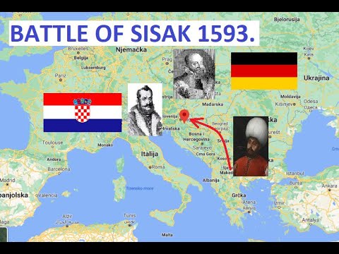 BATTLE OF SISAK 1593, Ottoman wars in Europe, Ruprecht von Eggenberg, Tamás Erdődy, Croatia, Germany