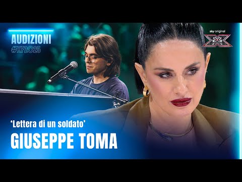 Giuseppe Toma | 'Lettera di un soldato' | Esibizione Audition | X Factor 2025