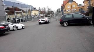 preview picture of video 'Lamborghini Gallardo, Bad Homburg with little accelerate'