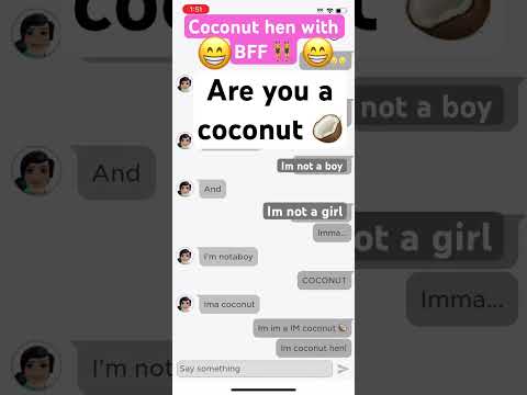 Coconut Hen 🥥 Ft. BFF #BFF #coconut #funny