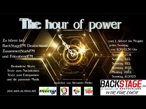 The hour of power vom 11 12 2022; Die dritte Kerze, die Kerze der Freude