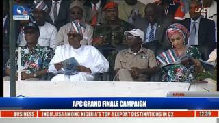 How Obahiagbon Welcomed Buhari At Edo State APC Ra