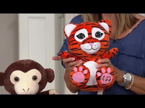Musical Animal Plush with Touch Sensor by Quirky on QVC