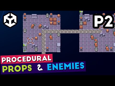 How to procedurally place Items and Enemies in Unity 2D - Part 2