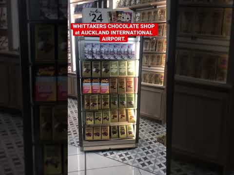 Tour of WHITTAKERS CHOCOLATE SHOP at AUCKLAND INTERNATIONAL AIRPORT. #shorts #newzealand #love