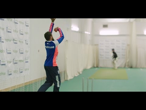 England spin bowler Adil Rashid - how to bowl leg spin