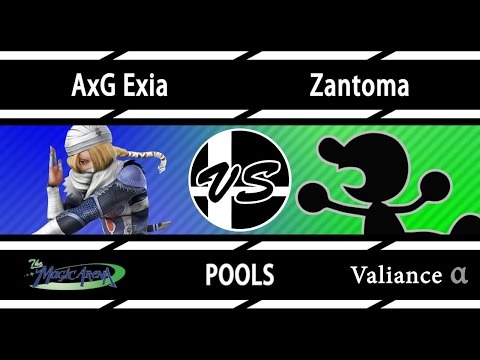 Valiance α- AxG Exia (Greninja, Sheik) vs Zantoma (G&W) - POOLS  - Smash 4 - Wii U