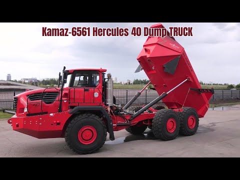 Load Capacity is 40 Tons | 6×6 Wheel | Kamaz-6561 Hercules 40 Dump TRUCK