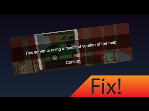 Как исправить Unturned «Этот сервер использует модифицированную версию карты»