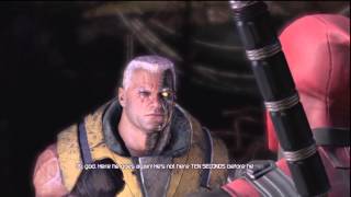Cable's Introduction "Who the Fuck is that song" [1080p] - Deadpool: The Game