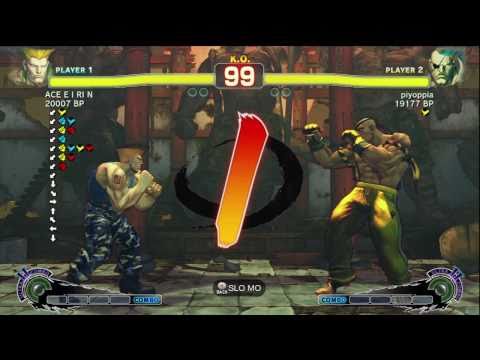 ACE・EIRIN [ガイル] vs AFG [サガット] SSF4 日本語オンラインランクマッチ - TRUE-HD