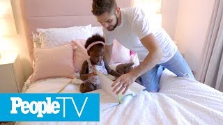 Thomas Rhett & Lauren Akins Give A Tour Of Their Daughters' Nurseries | Hollywood at Home | PeopleTV