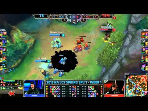 NA LCS Woche 1 Tag 2 - Team 8 vs TSM