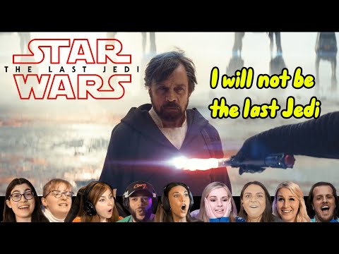 Best Reactions to "Luke Skywalker vs The First Order AND Kylo Ren" | Star Wars The Last Jedi (2017)
