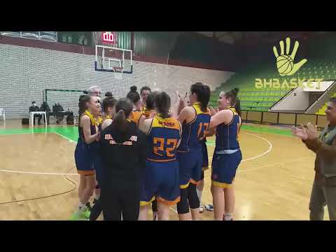 Slavlje ŽKK Orlovi nakon osvojenog Kupa BiH u Banovićima