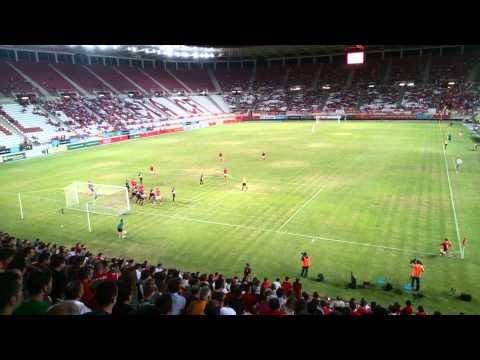 Gol de Acciari (Real Murcia 1 - 0 Lealtad)