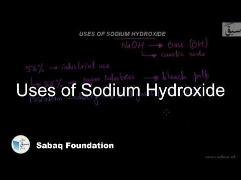 Uses of sodium hydroxide