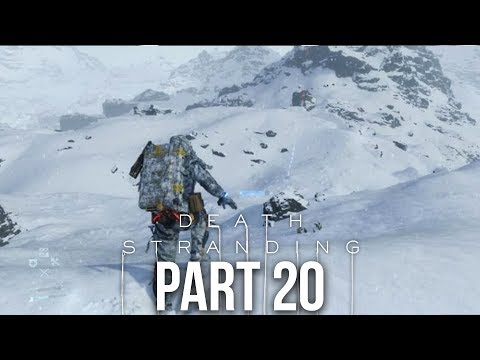 DEATH STRANDING Gameplay Walkthrough Part 20 - SO MUCH SNOW (Full Game)
