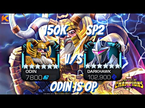 Rank 1 Odin destroys SoP Darkhawk - beyond God tier damage-150k sp