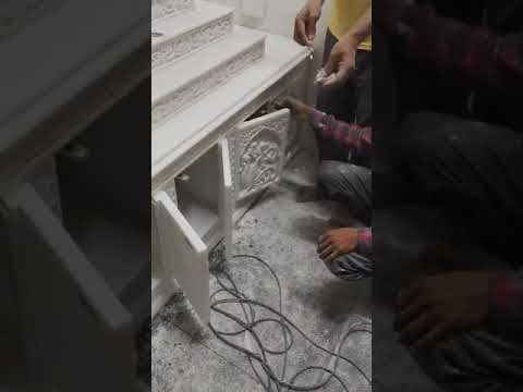 White Marble carved Temple Construction Service
