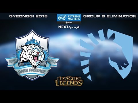 LoL - Dark Passage vs. Team Liquid [Game 1] - Group B Elimination - IEM Gyeonggi 2016
