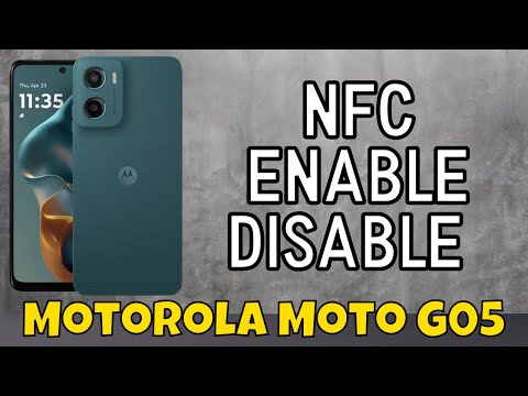 NFC Enable Disable Motorola Moto G05 || How to turn on / off NFC || NFC settings