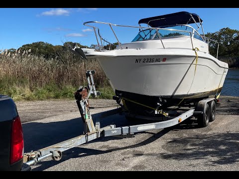 Taking a Boat off the Trailer and Putting it on Blocks
