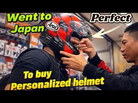 Buying My First Personalized Arai Helmet in Japan