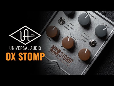 Universal Audio OX Stomp Dynamic Speaker Emulator Pedal image 4