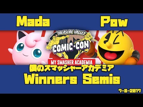 My Smasher Academia: Mada (Puff) vs. Pow (Pacman) - SSB4 Winners Semis