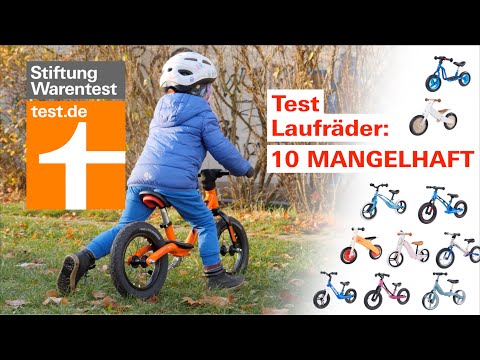 Test Laufräder 2021: 10 Kinderlaufräder im Test schadstoffbelastet + mangelhaft (Stiftung Warentest)