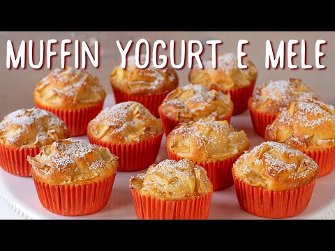 🍎 MUFFIN SOFFICI YOGURT E MELE 🍎 Ricetta Facile - Fatto in Casa da Benedetta