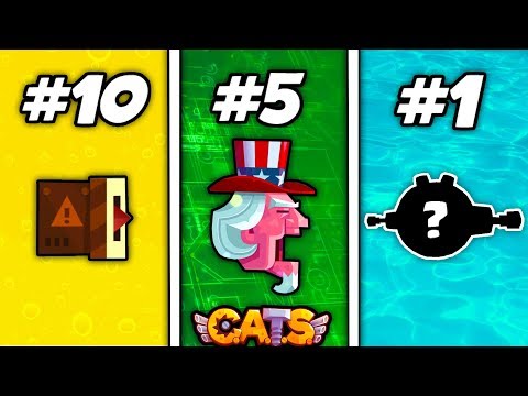 C.A.T.S TOP 10 ULTIMATE WEAPONS - Ranking From Worst to Best - Crash Arena Turbo Stars