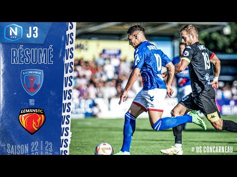 J3 | US Concarneau - Le Mans FC (1-0), le résumé | National FFF 2022-2023