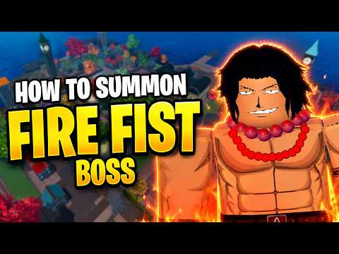 How to SUMMON FIRE FIST BOSS in HAZE SEAS Roblox