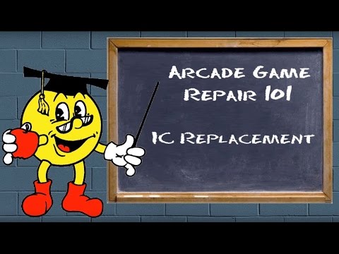 Arcade Game Repair 101 - IC and Socket Replacment