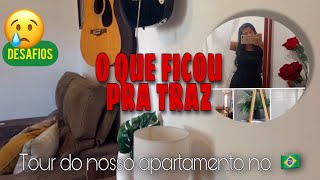 TOUR DO  NOSSO APARTAMENTO NO BRSIL/ Como ficou nossa casa lá no brasil, o que deixamos pra traz?