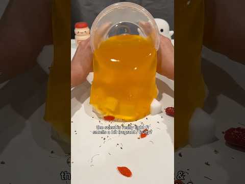 slime asmr! water slime from china review 🍊 #slimechannel #slimeasmr #slimevideos #slime